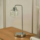 image 4 of Yarrow Polished Chrome & Glass Table Lamp