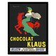 image 1 of Leonetto Cappiello Framed Wall Art Klaus Chocolate Vintage Advert Home Décor