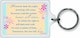 image 2 of Look On Bright Side Sentimental Keyring - Birthday Christmas Gift