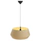 image 3 of Nordlux Dicte Indoor Pendant Light Brown Textile E27 Hand Pleated - Mains Powered, IP20