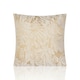 image 1 of Botanic Floral Soft Chenille 45cm x 45cm Cream Cushion Set of 4 | Cream | White | 45cm x 45cm x 10cm | 4