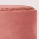 image 7 of Natalia Velvet Adults Bean Bag Armchair and Pouffe, Ready Filled Large Beanbag and Footstool Dusk Pink | Pink | Dusk Pink | XL | 2