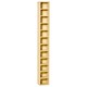 image 1 of HOMCOM 204 CD Storage Tower Tall Bookcase Bookshelf with 12 Cubes Oak Tone