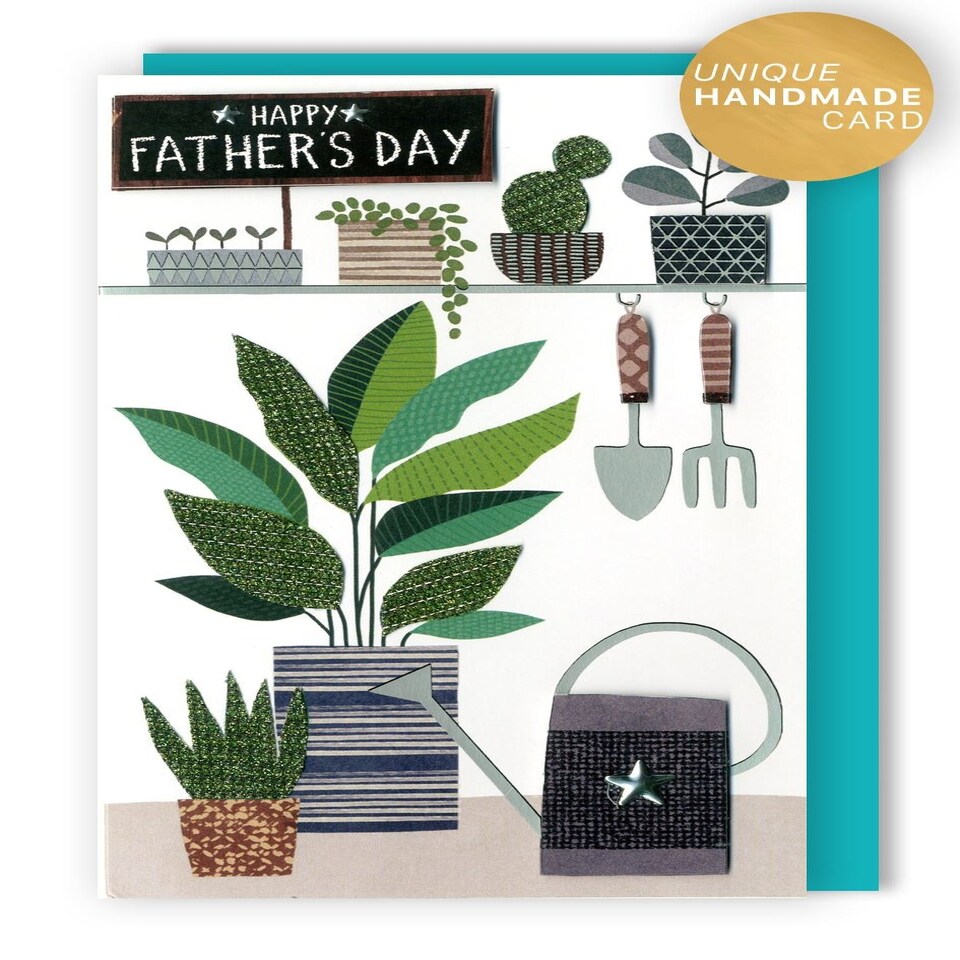 image 1 of Bloomin' Fun! Design Dad Hand-Finished Enbellished Father's Day Card