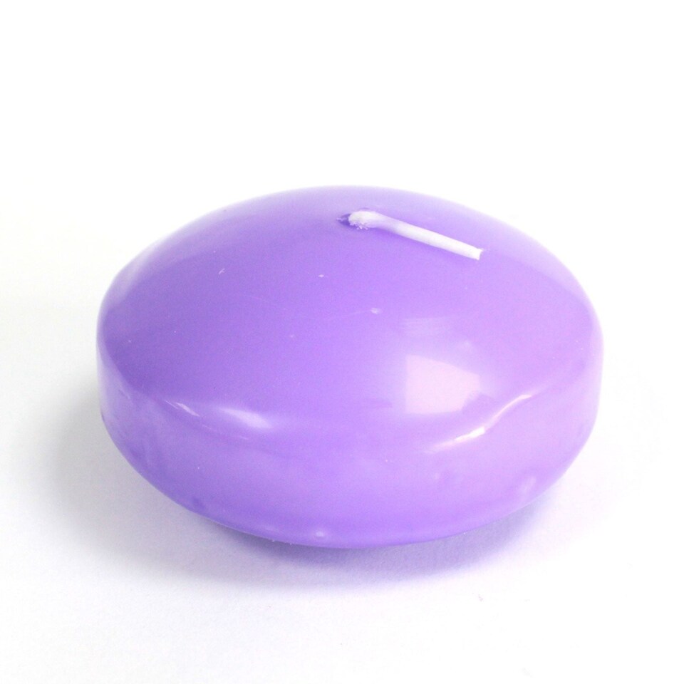 image 1 of Serenityy Large Floating Candle, Lilac, Unscented