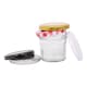 image 4 of Argon Tableware Glass Jam Jars with Lids - 110ml - Pack of 6