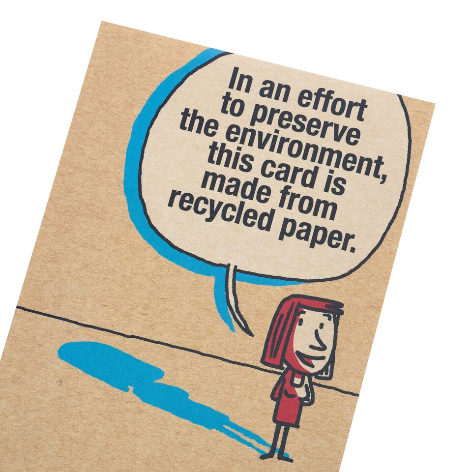 image 1 of Humour Birthday Card - Funny Joke Inside