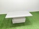 image 4 of Fimous 9 Seat Rattan Garden Furniture Corner Sofa Set Outdoor Adjustable Lifting Dining or Coffee Table Set with Big Footstool Light Grey