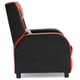 image 5 of Ranger S Faux Leather Recliner Armchair Sofa Cinema Gaming Chair (Red)