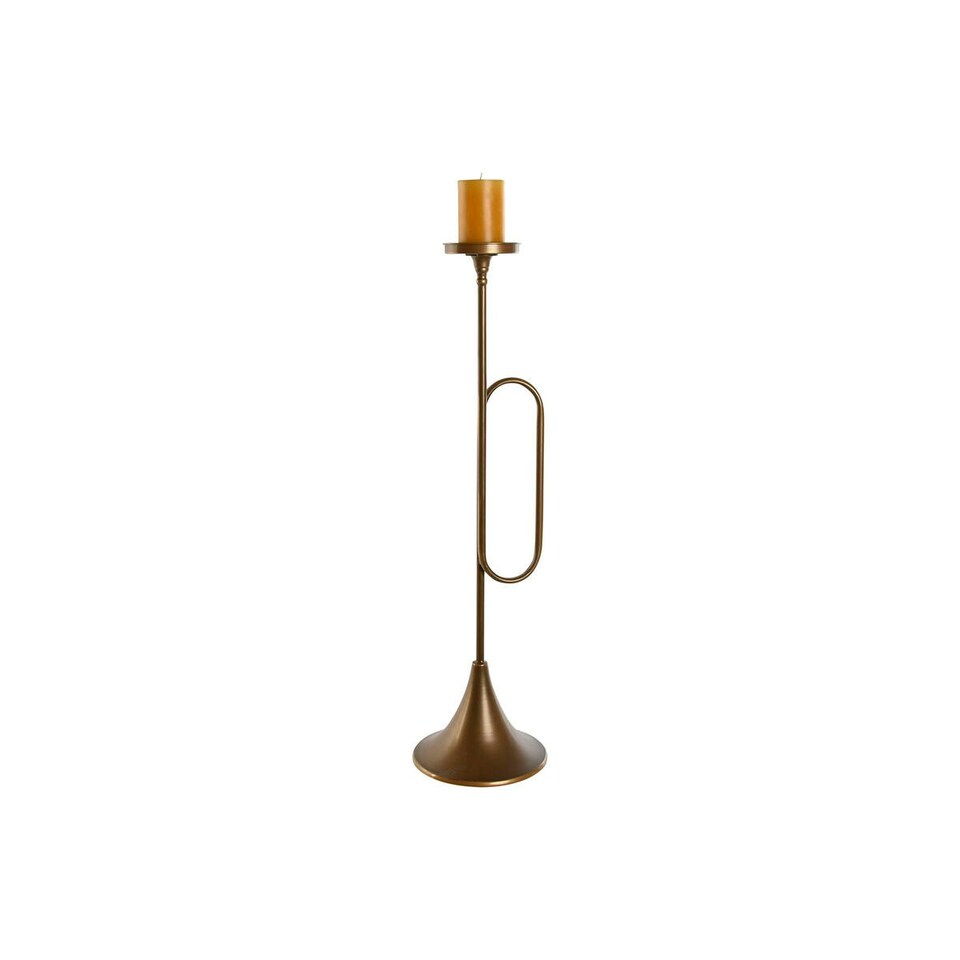 image 1 of Candleholder Home ESPRIT Golden Metal 21 x 21 x 78 cm N/A