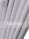 image 7 of Triple Woven Blackout Velvet Ring Top Curtains with Cascading Diamante Studs 168cm x 183cm Silver | Silver | Silver | 1