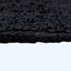 image 4 of Homescapes Luxury Reversible Semi Circle Bath Mat - Black Black