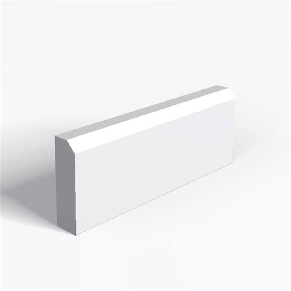 Double Set - Moisture Resistant MDF Primed Chamfer Architrave & Rebate ...