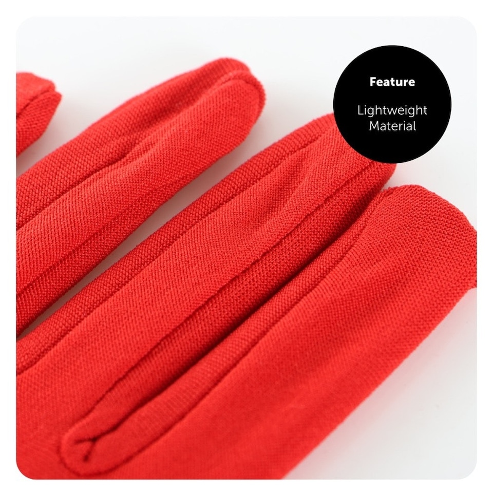 image 1 of Pack of 1 Long Black Spandex Gloves Black | One Size