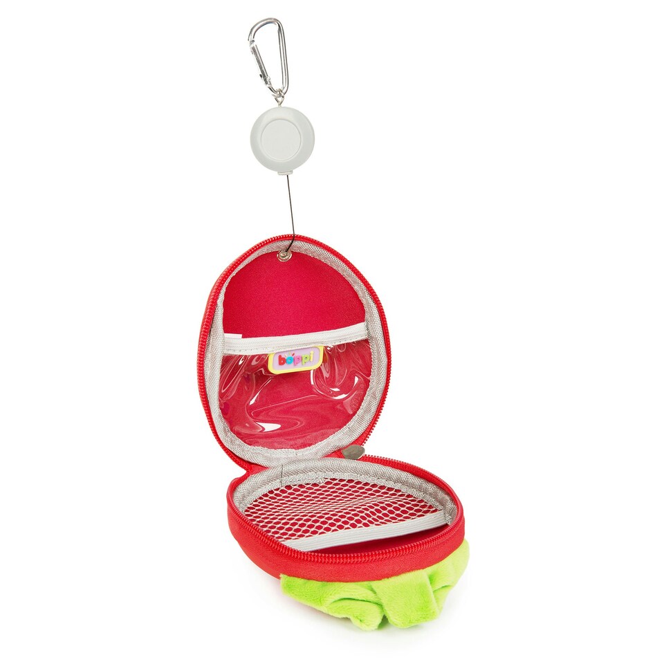 image 1 of boppi Tiny Trekker Keychain Pouch - STRAWBERRY