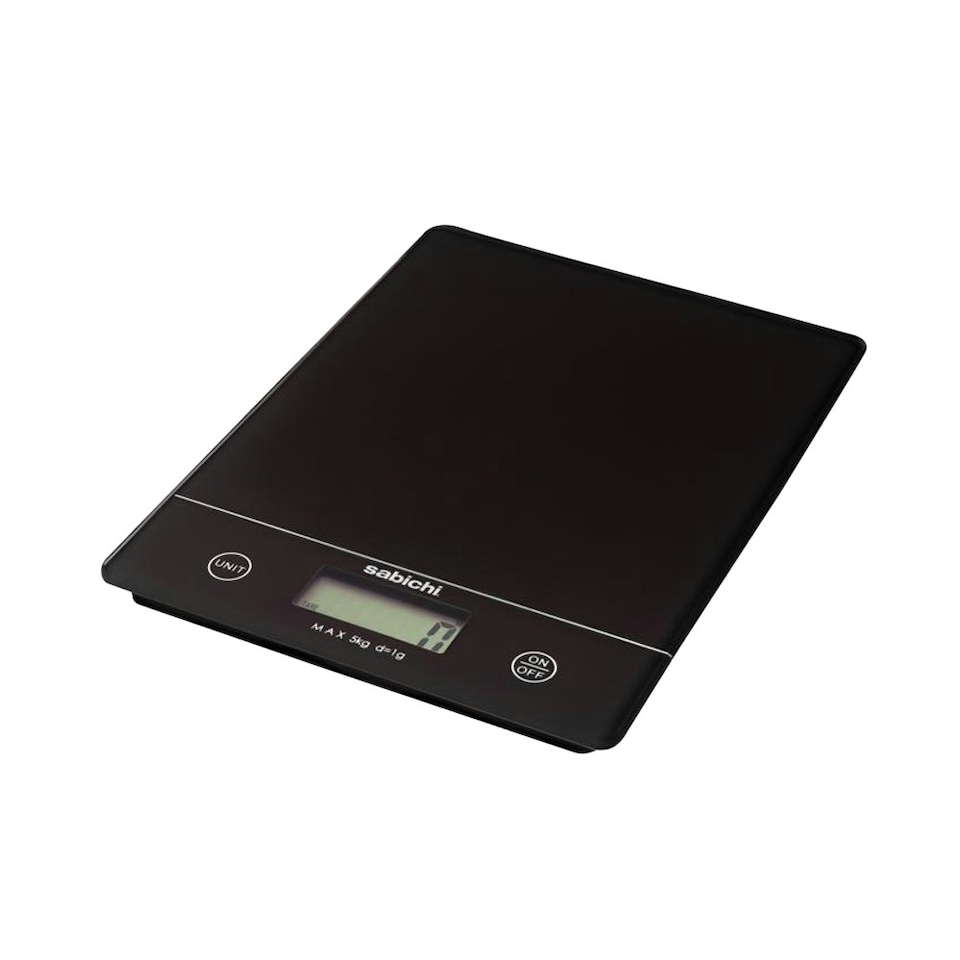 Sabichi Digital Kitchen Scales - Black - One Size