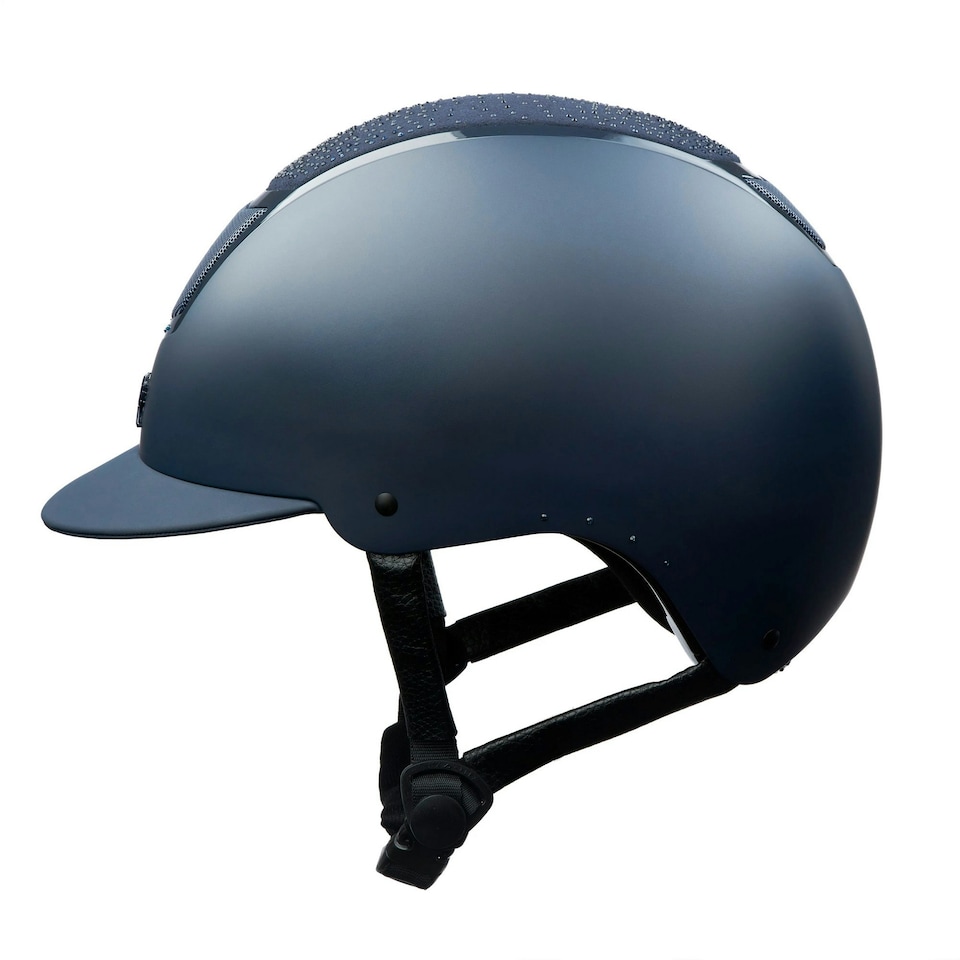 image 1 of Karben Unisex Adult Stella Fixed Peak Riding Hat - Navy - 56mm - 58mm Blue | 56mm - 58mm