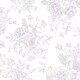 image 1 of Romantic Roses Wallpaper in Lavender on White | Purple | Lavender on White