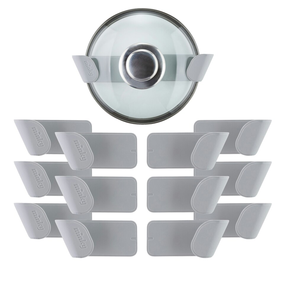 image 1 of Minky Pan Lid Holders - Set of 6