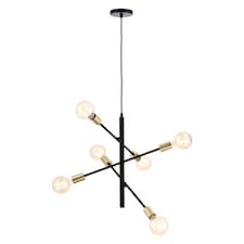 BHS Calvet Ceiling Light, Brass