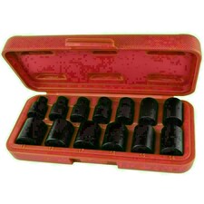 3/8" Drive Shallow Metric Impact Sockets 7mm - 19mm 13pc AT834