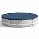 image 6 of Intex 10 ft Pool Cover and 15.5 ft Ground Cloth Protective Pool Cover with Heavy-Duty Base Mat