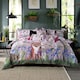 image 1 of The Forest at Twilight Duvet Cover Set – 100% Cotton, 200 Thread Count, Digital Print & Piped Edge Multi | Multicoloured | Double