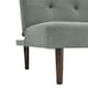 image 4 of Living and Home Modern Convertible Sofa Bed with Wooden Legs - Grey