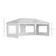 image 5 of Outsunny 3 x 6m Heavy Duty Gazebo Marquee Party Tent with Storage Bag Black