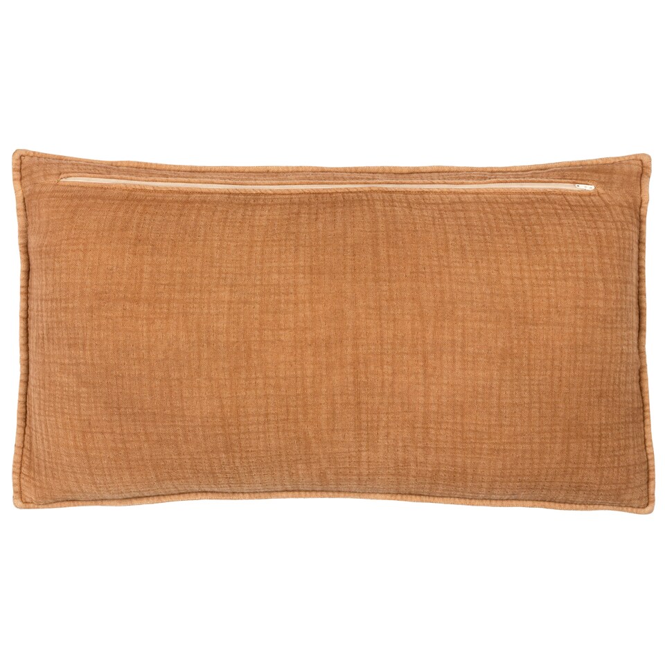 image 1 of Yard Ribble Acid Wash Cushion, Pecan, 0 x 0cm