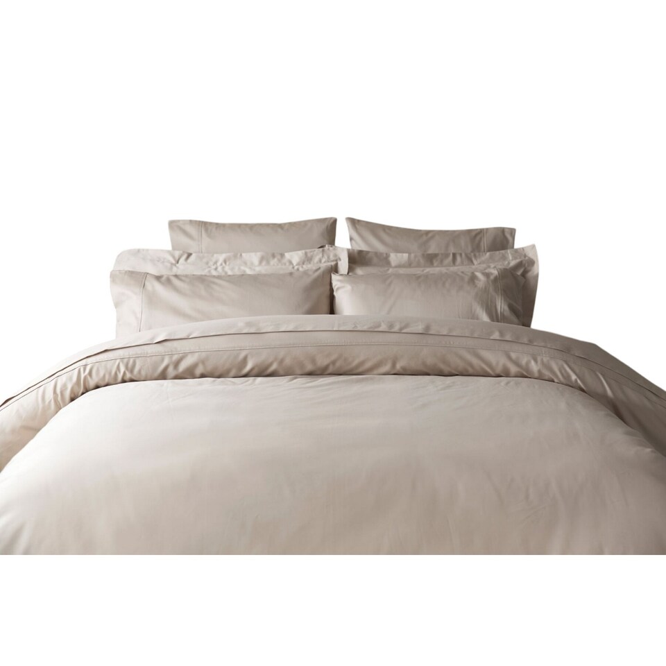 Belledorm Egyptian Cotton Fitted Sheet | Grey | Taupe | One Size | 1
