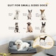 image 8 of PawHut Dog Sofa Bed, Washable Soft Plush Pet Bed with Removable Flannel Cover and Non-Slip Bottom, Anti-Anxiety for Cats and Small Dogs, 70 x 60 x 16.5 cm, Grey | Grey | S