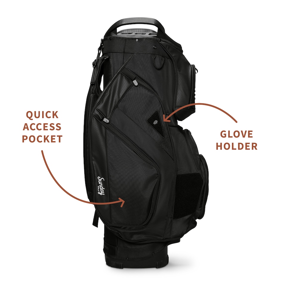 image 1 of Big Rig Golf Bag - Matte Black