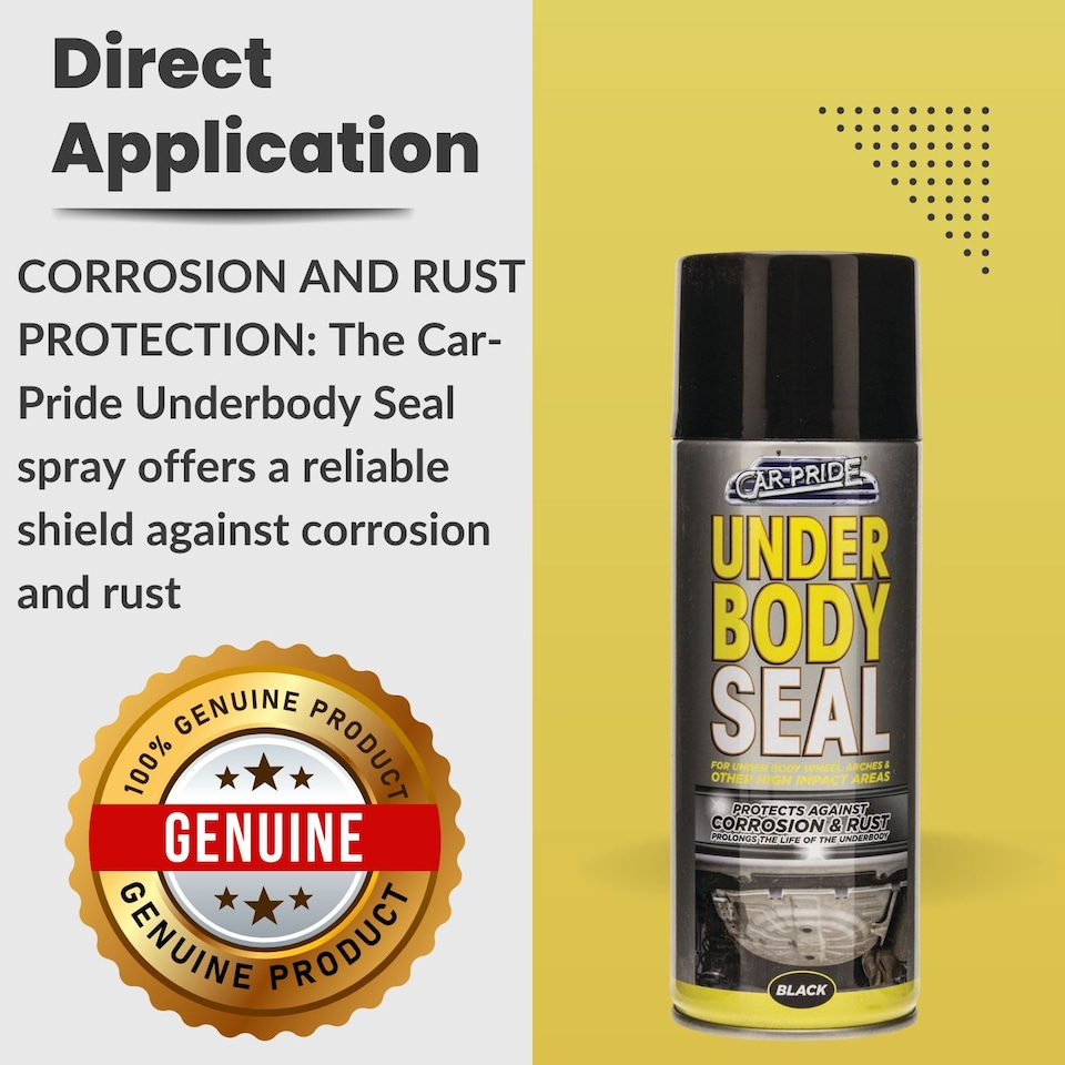 image 1 of Underbody Seal Spray, Long-Lasting, Resilient Layer, Easy And Direct Application, Resist To Corrosion And Rust, Multiple Uses, 400ML