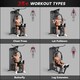 image 3 of SPORTNOW Home Gym Machine Compact Multi Gym with 45kg Weight Stack