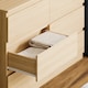 image 7 of Vida Designs Denver 6 Drawer Chest of Drawers Bedroom Storage, Pine