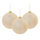 image 1 of 3PK 15cm Gold Traditional Matt Bauble