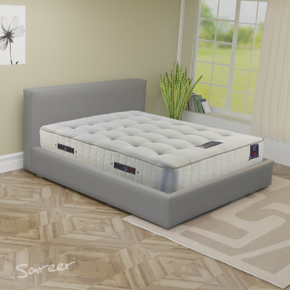 image 1 of Sareer Pocketo 1000 Pocket Sprung Gel Foam Mattress 6FT | White | Super King