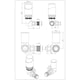 image 2 of Talus Bold - Chrome Thermostatic Radiator Valve & Installation Kit Corner 15mm