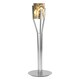 image 4 of Interiors by Premier Onyx Stone Floor Lamp Silver