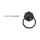 image 2 of Timco - Ring Gate Latch - Plain - Black (Size 6" - 1 Each)