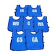 image 4 of Precision Childrens/Kids Mesh Netball Training Bib (Pack of 7) - Royal Blue - 2-3 Years