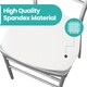 image 5 of Dining Seat Chair Covers Stretchable Spandex High-Back Slipcovers - 10pcs