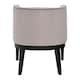 image 4 of Interiors by Premier Light Grey Velvet Chair, Supportive Backrest Lounge Chair, Easy to Clean Velvet Accent Chair, Space-Saving Small Chair