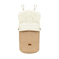 Jane Nest Plus Slight Footmuff Brown | Sesame