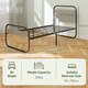 image 3 of HOMCOM 3ft Metal Platform Single Bed Frame with Under Bed Storage