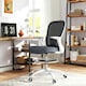 image 2 of HOMCOM Mesh Draughtsman Chair, Ergonomic Drafting Chair, Grey 