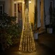 image 3 of 1.5m Light up Christmas Twinkle Maypole Tree with Warm/Cool White LEDs