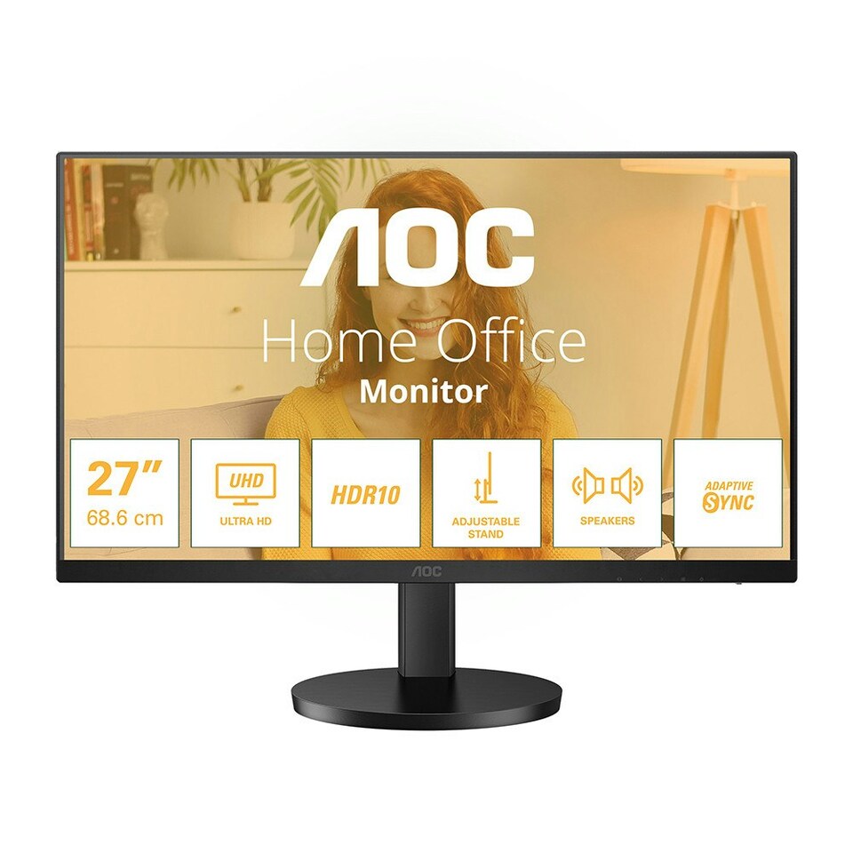 AOC U27B3AF 27inch 4K Ultra HD LED computer monitor Tesco Groceries