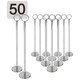 image 1 of Argon Tableware Table Numbers with 30cm Holders - 30cm - Silver - Pack of 50